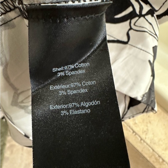 NWT Donna Karan New York Black & White Floral Square Neck Belted Maxi Dress S16 - Picture 14 of 16